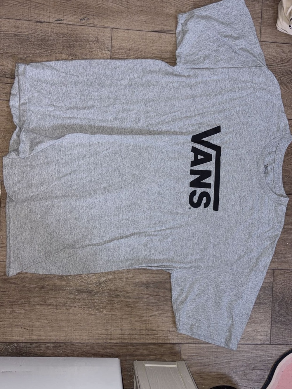 Vans Men's Classic Logo T-Shirt - Light Gray: size XL